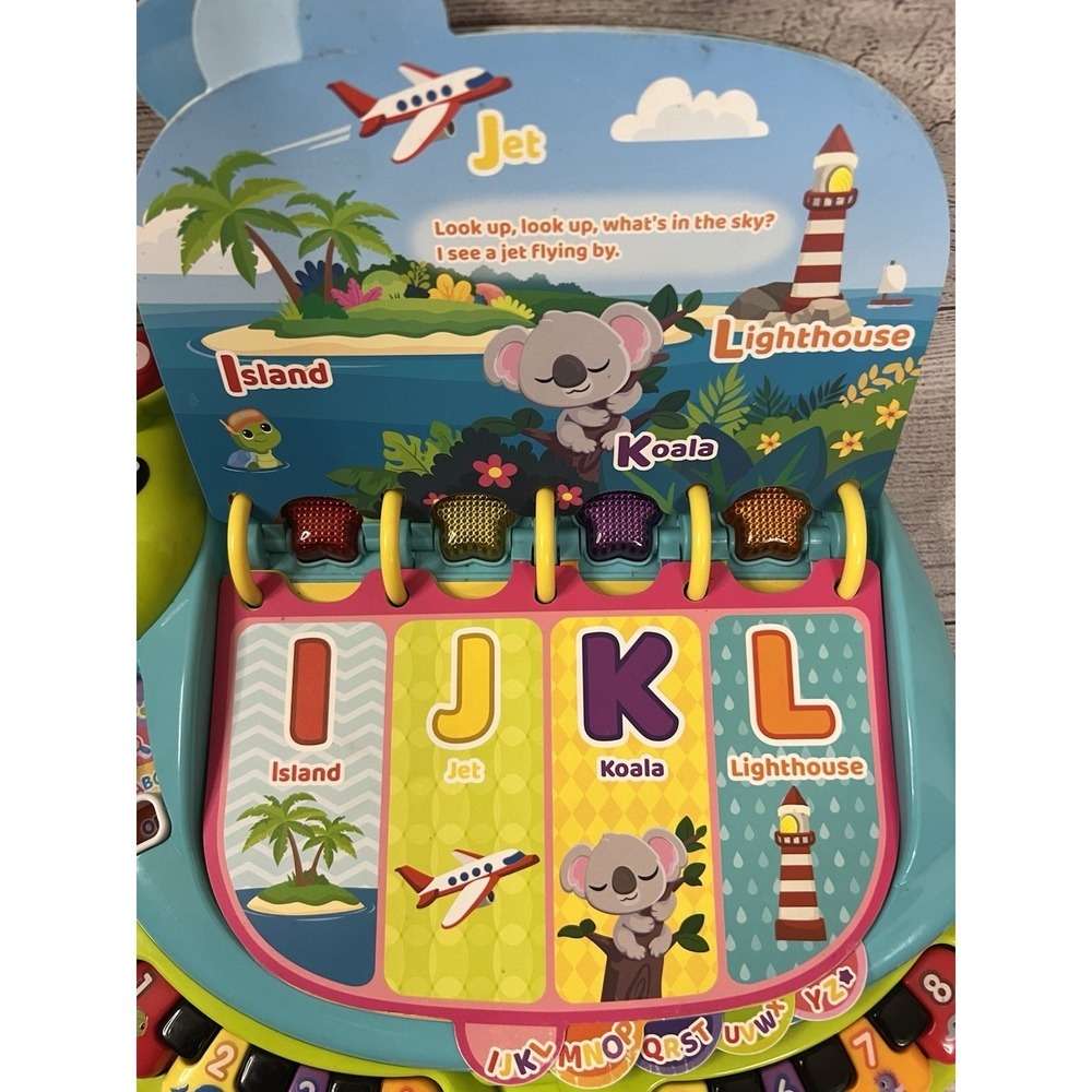 VTech Touch and Teach Sea Turtle Interactive Learning Book Tested And Works - Picture 4 of 14